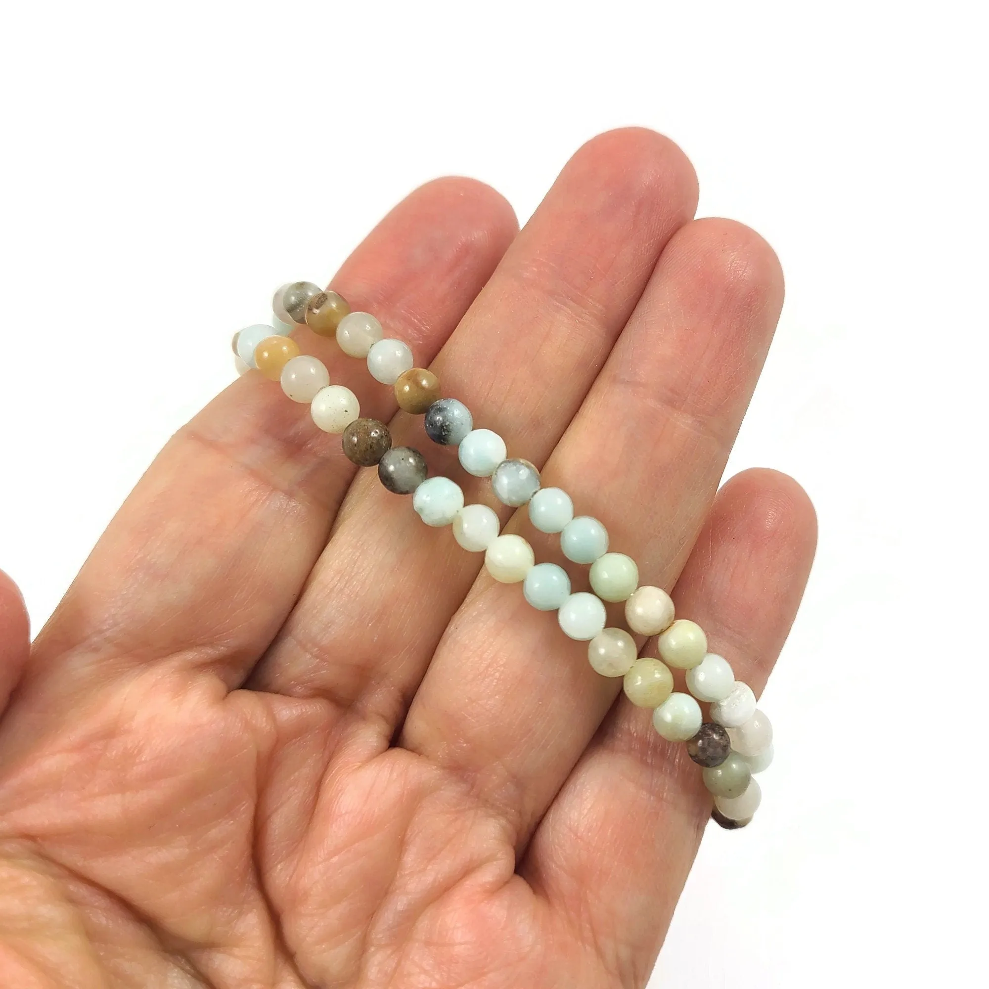 Amazonite round beads 4mm, 6mm, 8mm, 10mm, Polished gemstone beads