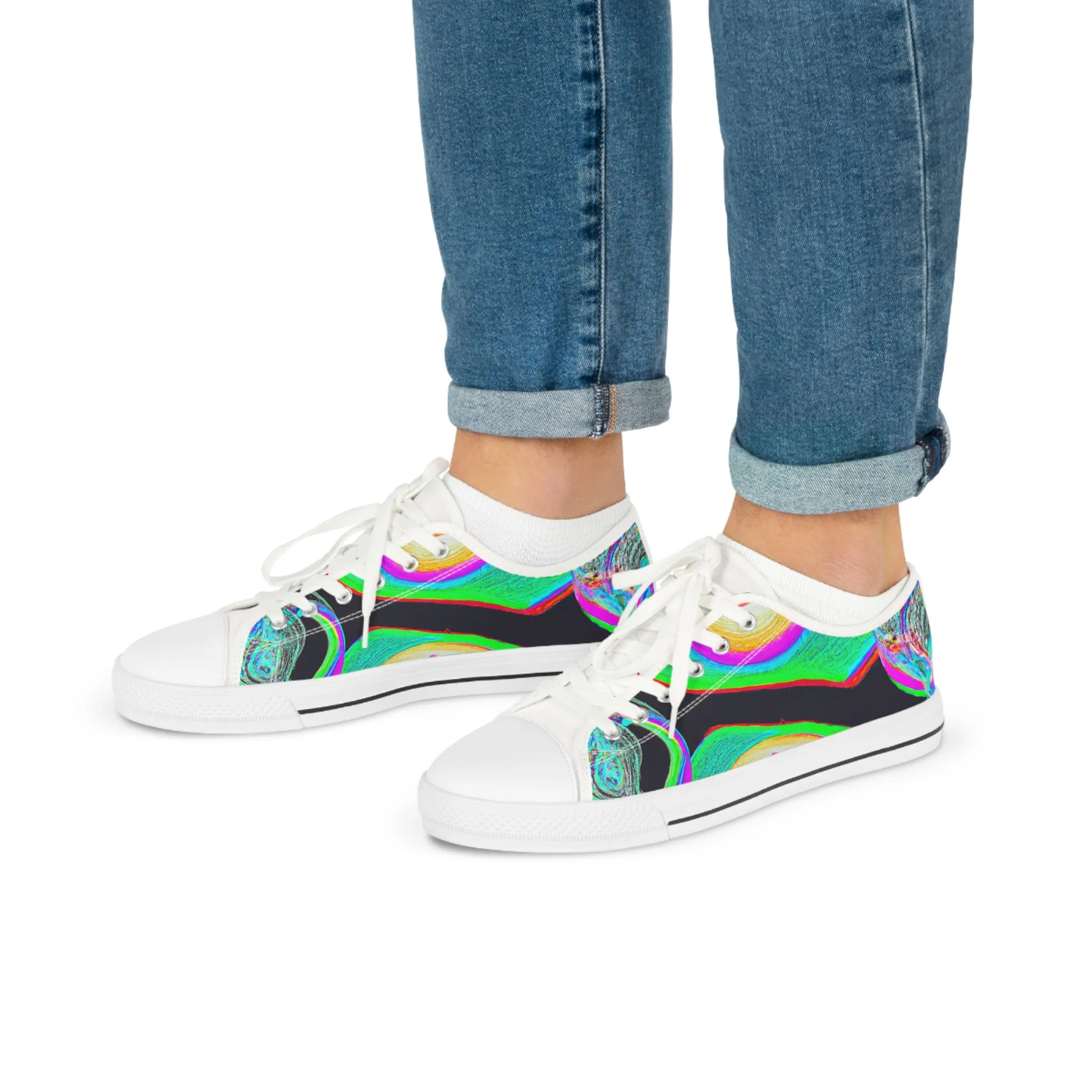 Augustus Glitterbuckle - low top
