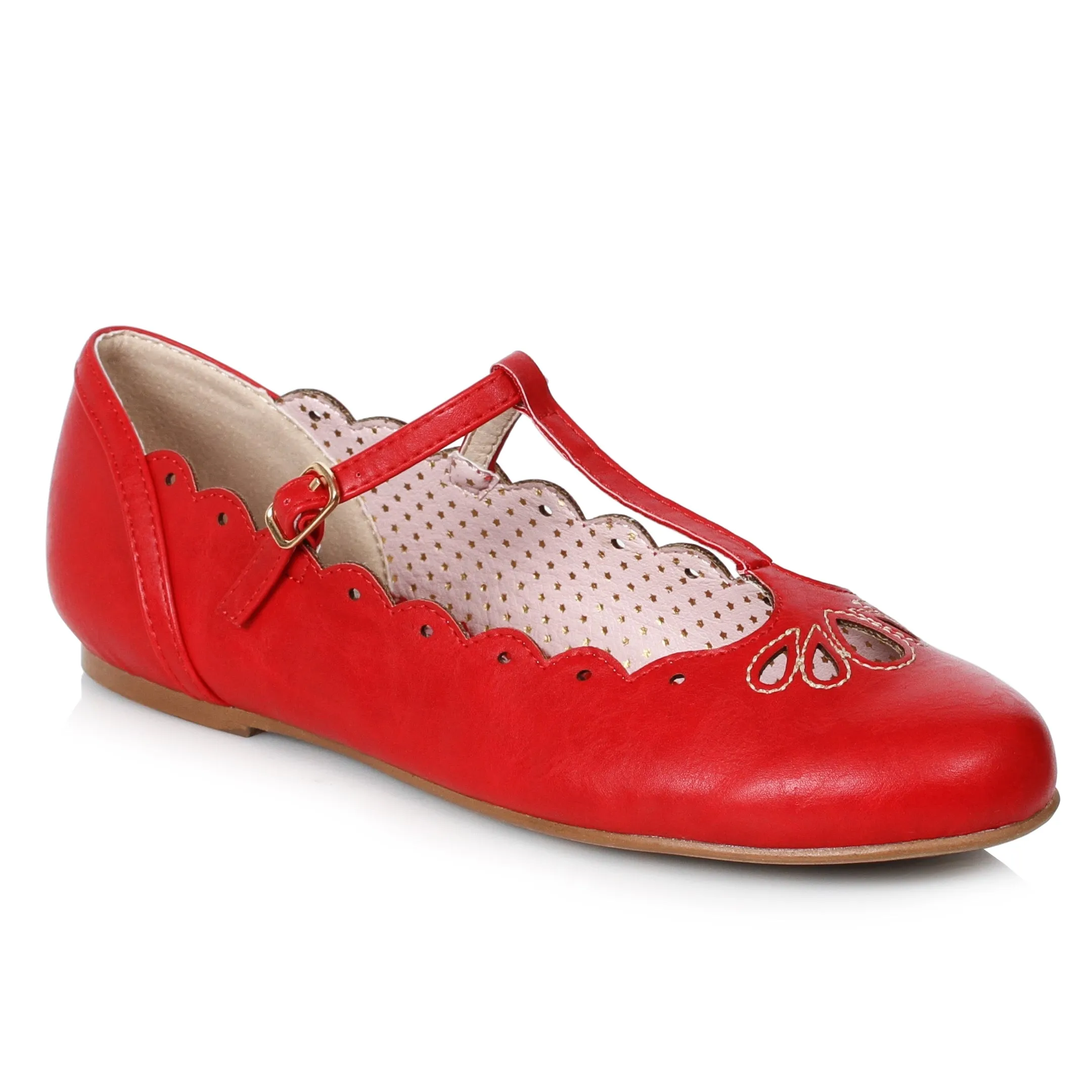 BP100-MAILA Flat T-Strap Shoe