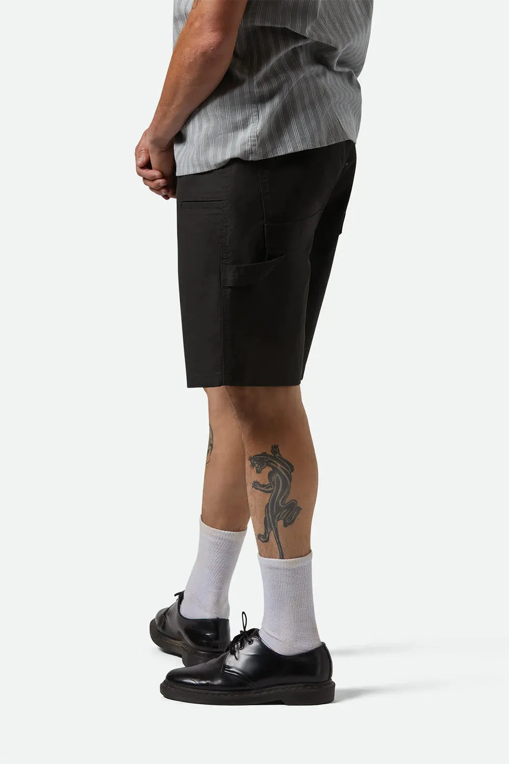 BUILDERS CARPENTER SHORT Washed Black