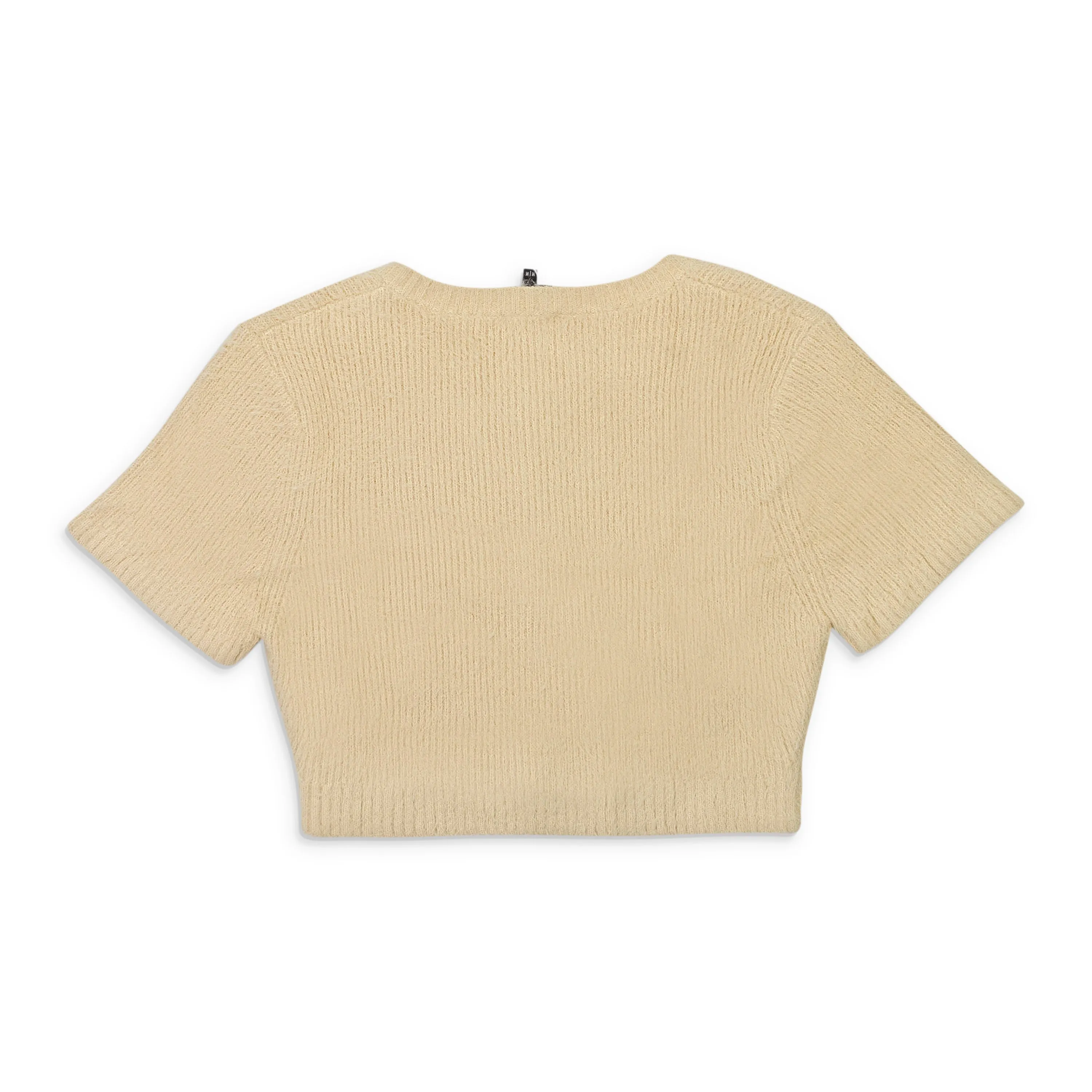 CALLIPYGIAN SS FURRY BEIGE CARDIGAN