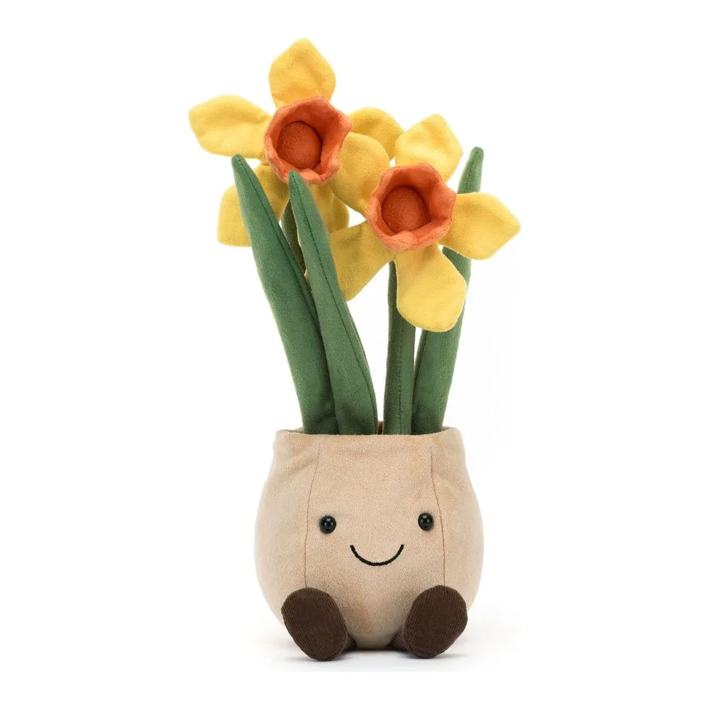 Jellycat Amusable Plush Toy - Daffodil Pot (11 inch)