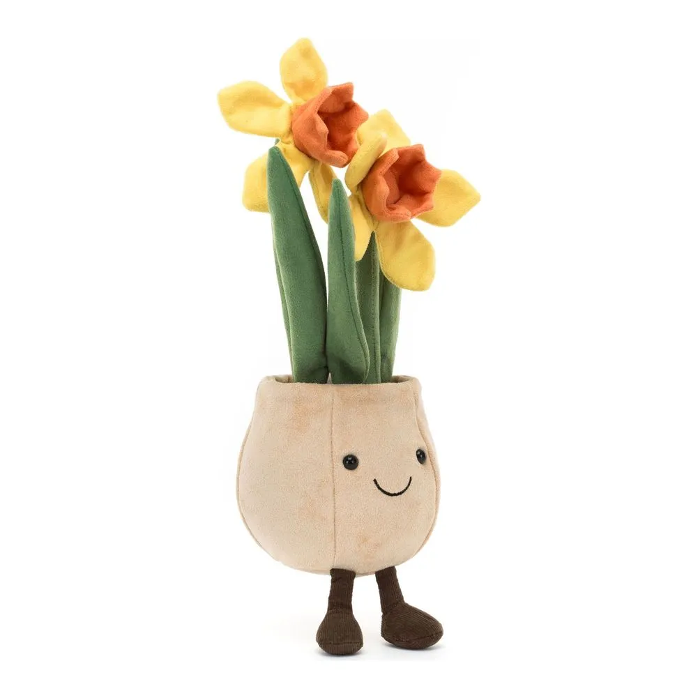 Jellycat Amusable Plush Toy - Daffodil Pot (11 inch)