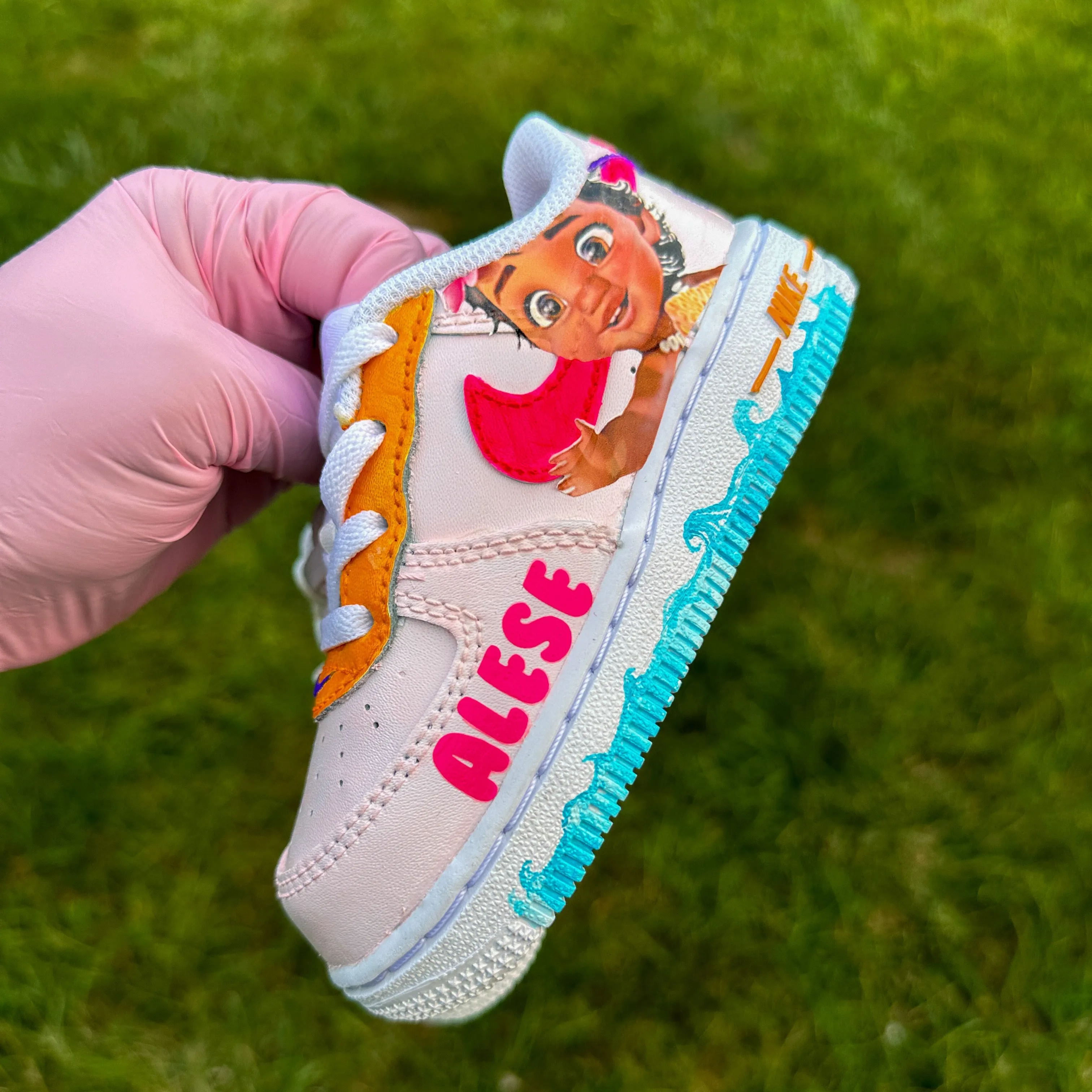 Kids Graffiti Custom Air Force 1