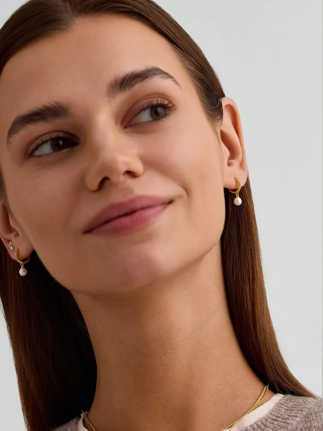 Pave Pearl Drops
