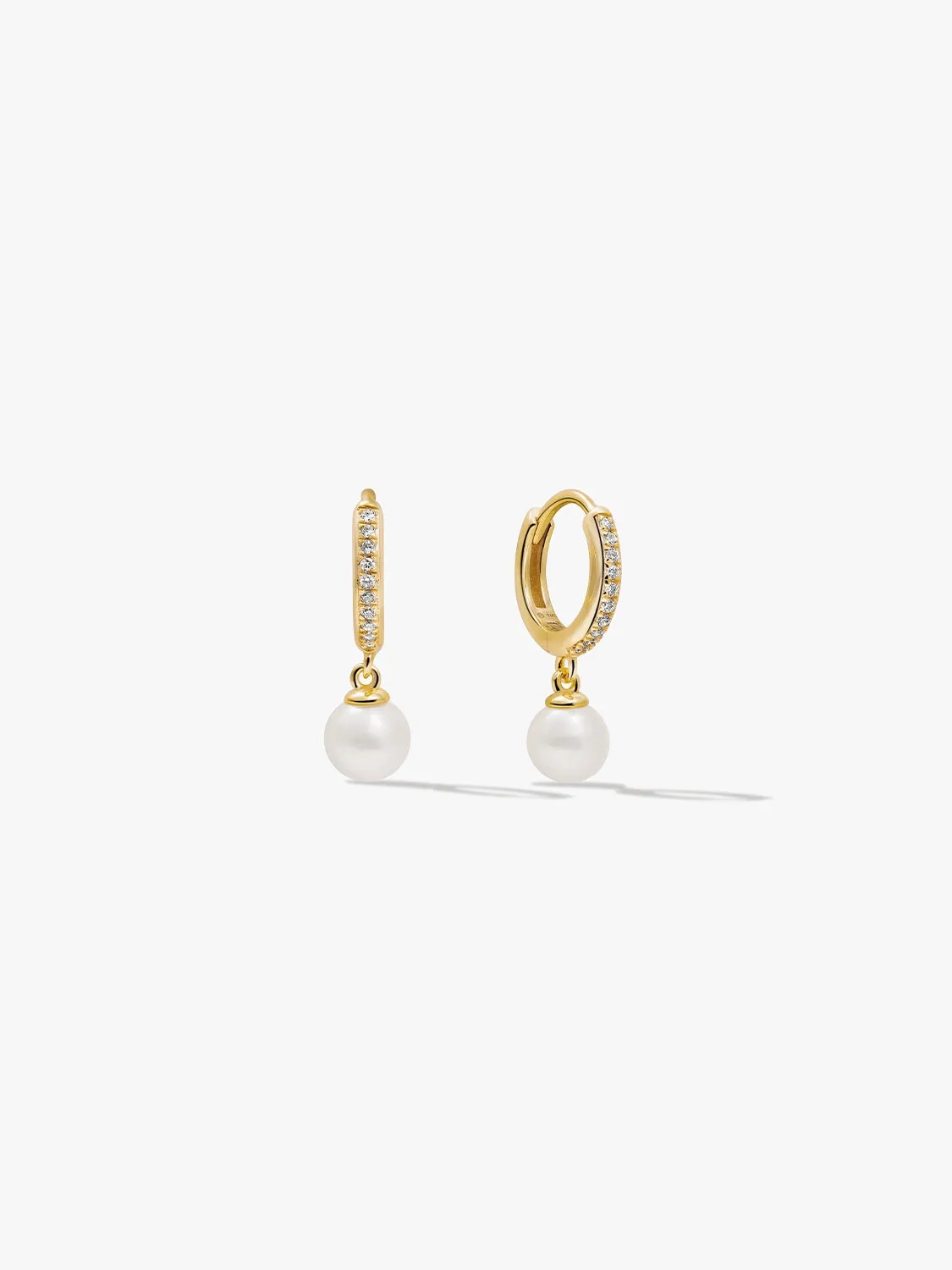 Pave Pearl Drops