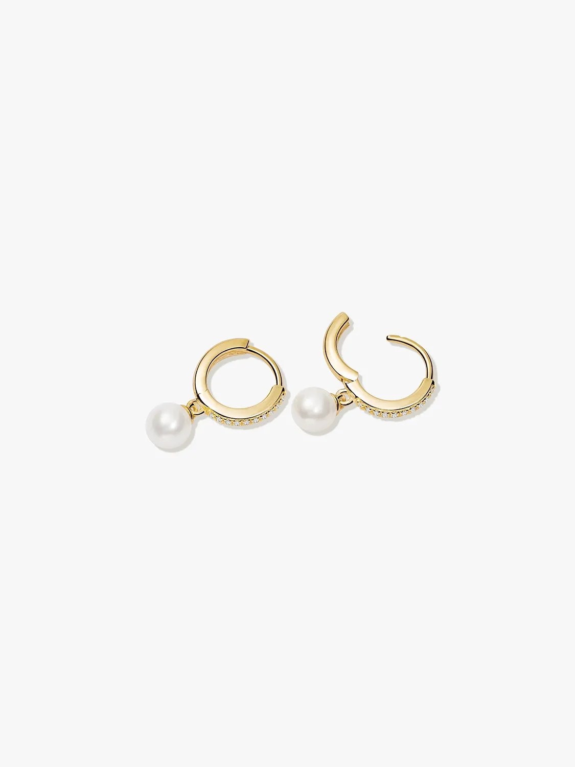 Pave Pearl Drops