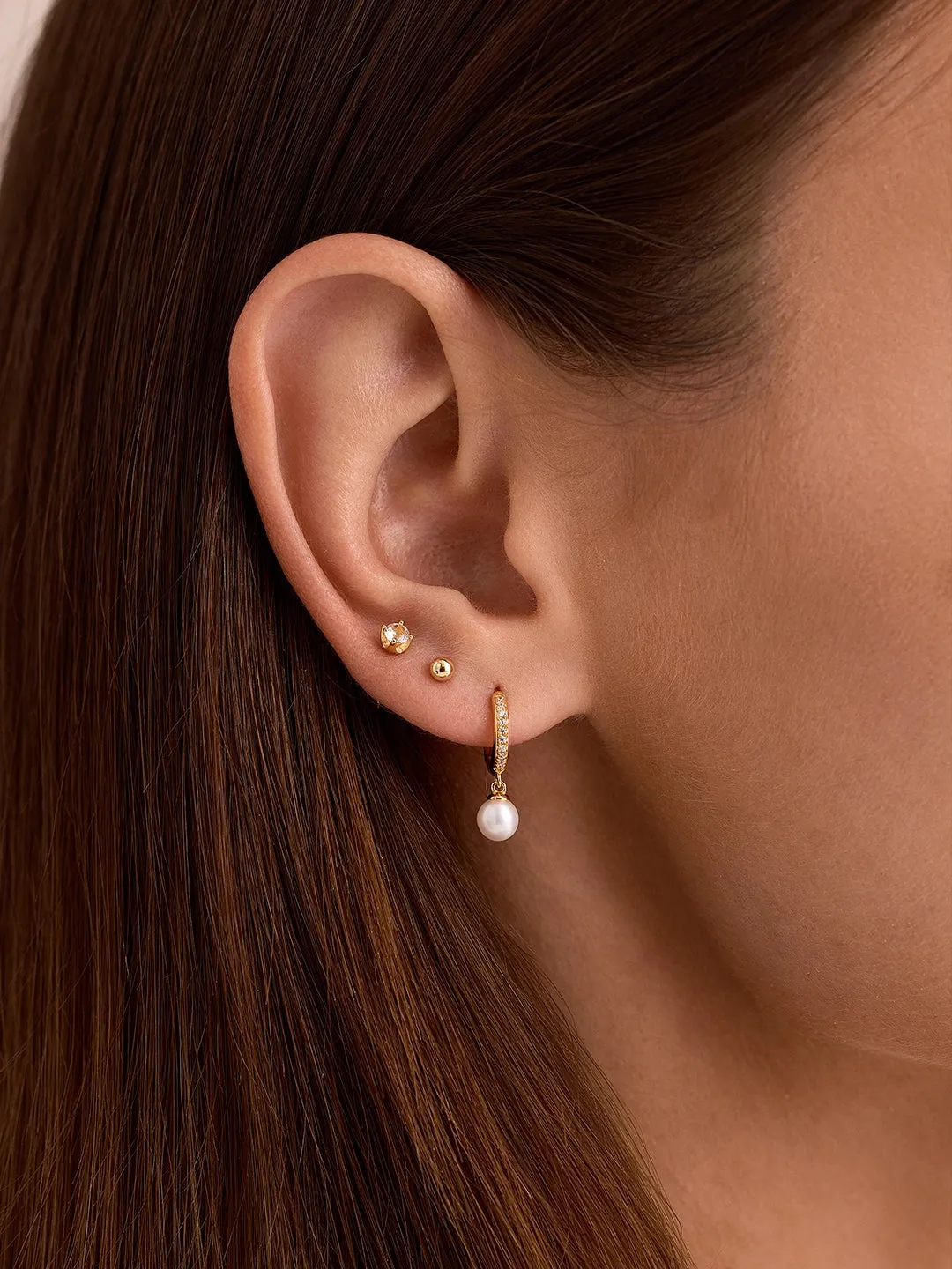 Pave Pearl Drops