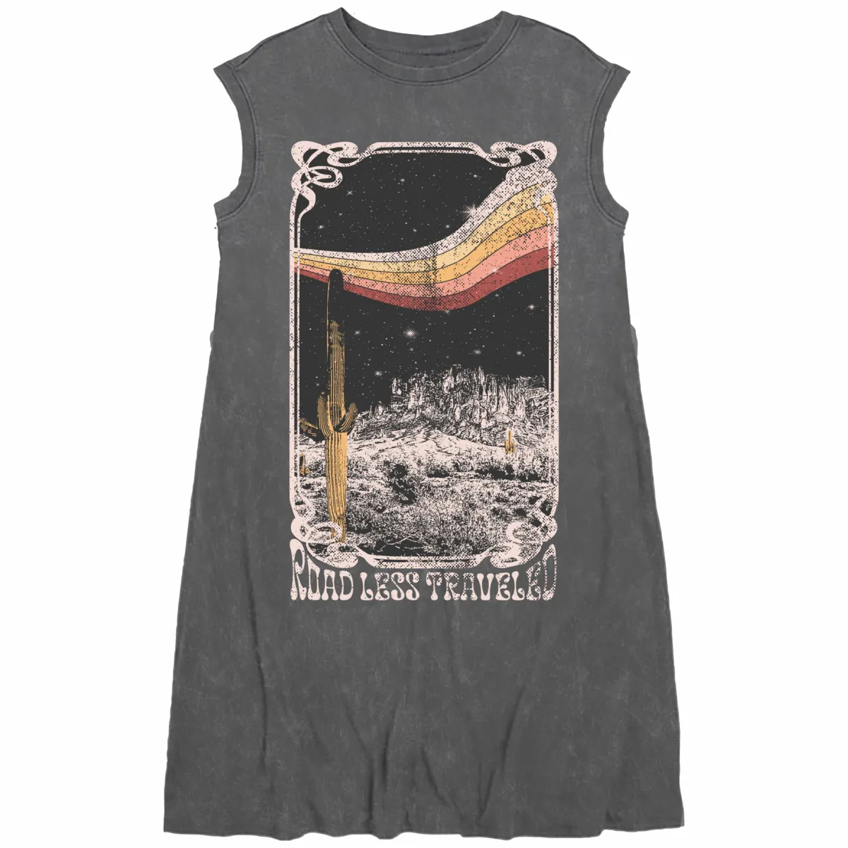 Road Less Traveled Muscle Tank Dress